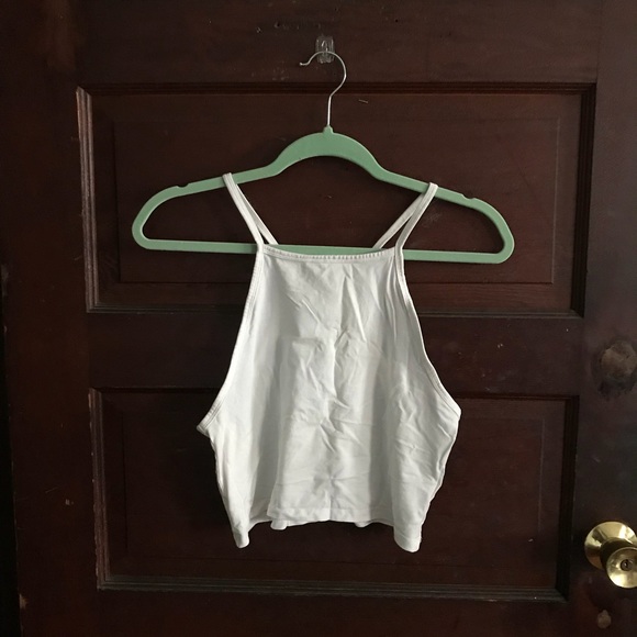 White Crop Top - Picture 1 of 4